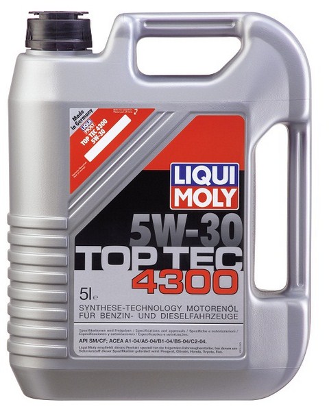Aceite de motor Liqui Moly TOP TEC 4600 C2/C3 5w30 5L (2316)